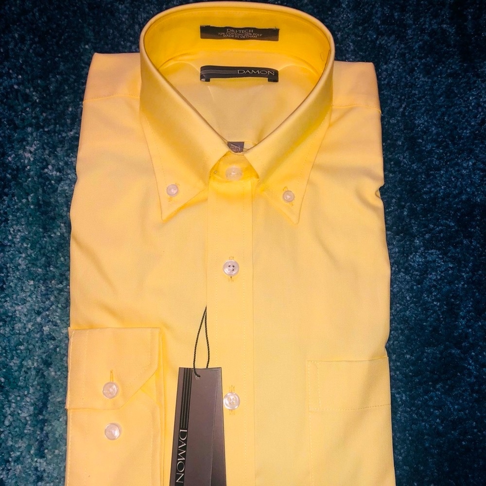 NWT Mens Damon Long Sleeve Dress Shirt